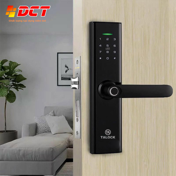 Khoá thông minh phòng ngủ dùng lắp đặt cho cửa gỗ, cửa nhựa composite