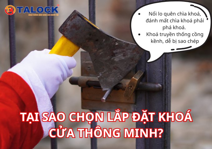 Tại sao các gia đình lại chọn lắp đặt khoá cửa thông minh?